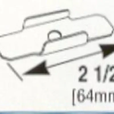 Supports lengths of 500 and 700 Series Raceway. Ivory.