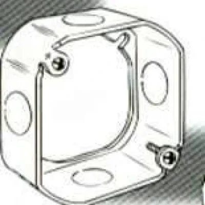 3-1/2 In. Octagon Extension Ring, 1-1/2 In. Deep - Drawn with ConduitKO's