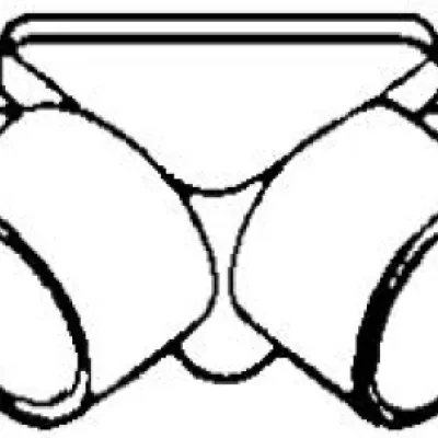PULEL0705 90D PVC PULL ELBOW 1/2 OR 3/4" HUB KRALOY