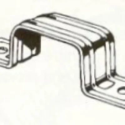 MADISON, 2-HOLE  3 #4 OR #3  SERVICE ENTRANCE STRAP   GALVANIZED STEEL