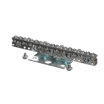 Siemens Low Voltage Residential Specialty Load Centers Miscellaneous Grounding bars (Al/Cu). Large connectors rated for (one 14-1/0, or 2-3 14-10), small connectors rated for (one...