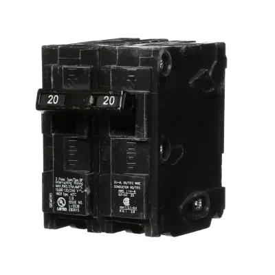 BREAKER 20A 2P 120/240V 10K QP 10 KAIC SIEMENS