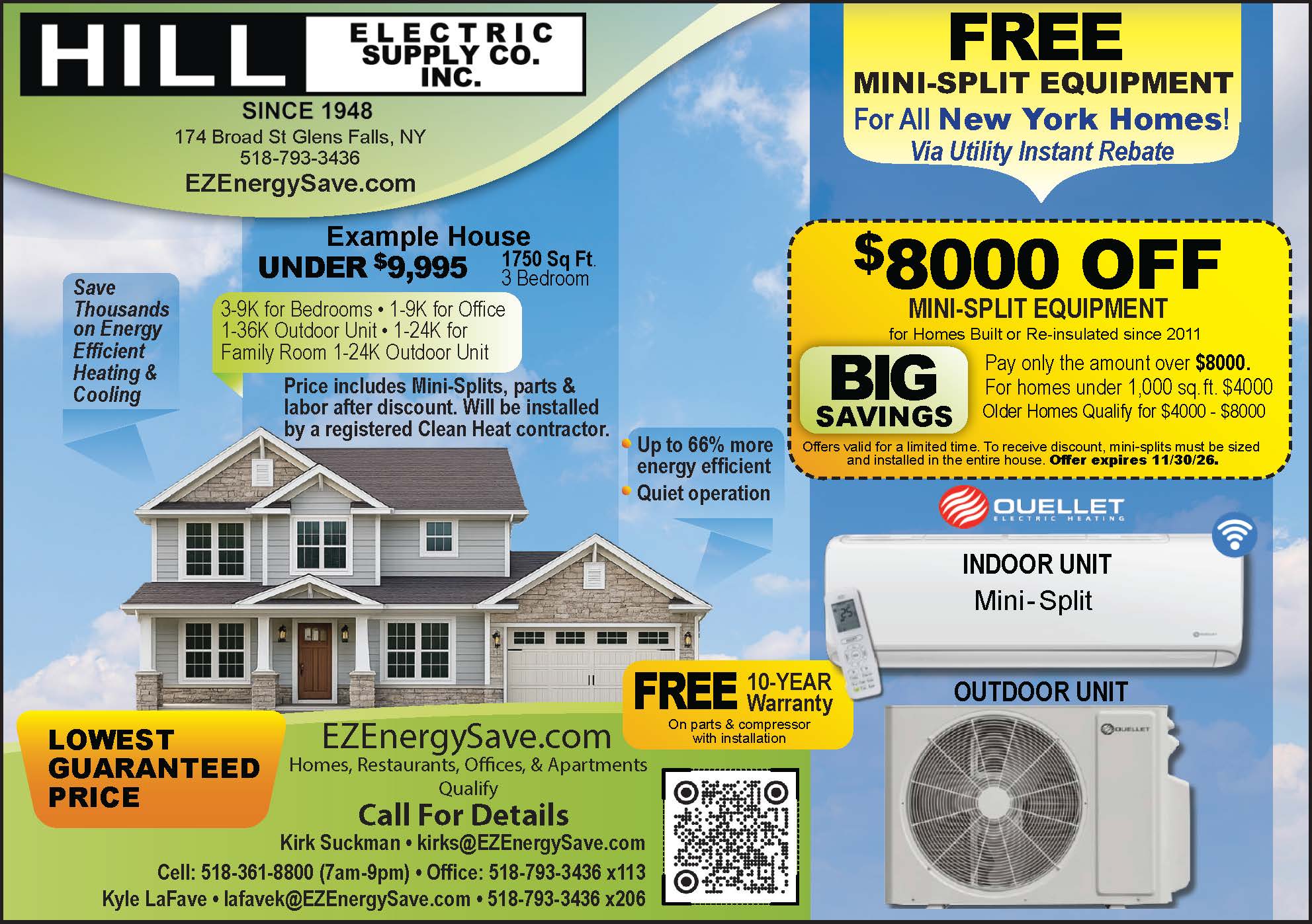 FREE MINI-SPLIT EQUIPMENT
