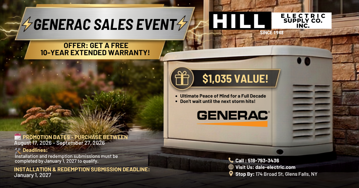 Get a Free 10-Year Warranty: Generac Sales Event!