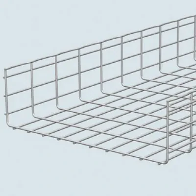 6 inch x 16 inch x 10 foot section of wiremesh cable tray constructed of precision engineered high quality  welded steel wire and can be adapted to fit any installation on-site  Ho...
