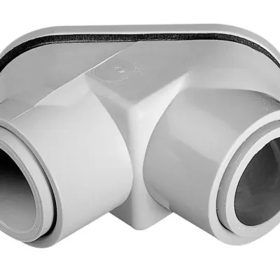 PULEL0705 90D PVC PULL ELBOW 1/2 OR 3/4" HUB KRALOY