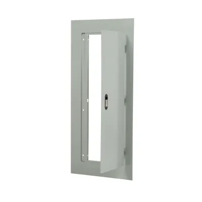 FAS-Latch front (Surface mounted). Dimensions (H x W) IN 44 x 20. Fits typical P1/P2 NEMA Type 1 panelboard enclosures 20 inch wide.