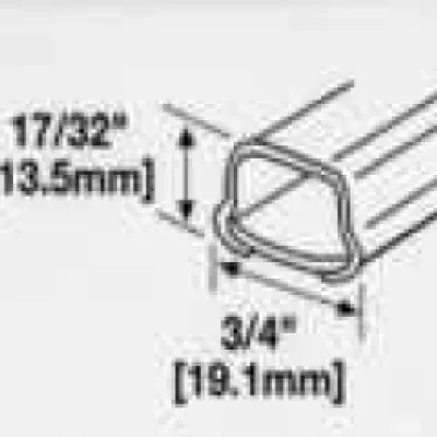 Ivory 500 Series raceway from Wiremold is ideal for surface mounting small amounts of electrical wiring or communication cables. These rugged raceways offer a low profile appearanc...