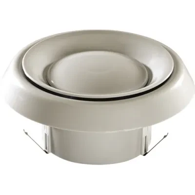 Features: Rounded For An Attractive Design That Will Blend Nicely With Any Decor. Grilles Are Suitable For Supply Or Exhaust, And For Wall Or Ceiling Installations. Fully Controlla...