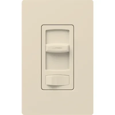 Skylark Contour LED+ Dimmer, Incandescent/Halogen, 3-way/single-pole, 150W LED or 600W inc/hal in light almond