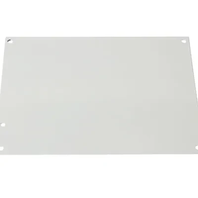 BP1210CSW 12"x10" CARBON STEEL BACK PANEL WITH WHITE EPOXY COATING WHITE