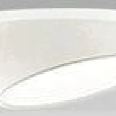 6 in Mini Eyeball with Baffle Trim in White finish and bright white powder painted steel flange and ball. For insulated ceilings. Rotates 358, tilts 30 max. 7-3/4 in outside diamet...