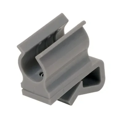 CLIP-IT BAR JOIST CLIP, CABLE SIZE: 12/2 - 10/3 AWG, CABLE TYPE: MC/AC, STURDY POLYCARBONATE, GRAY, TRADE SIZE: 1/2 IN, SHELF QUANTITY: 100, MASTER QUANTITY: 600, UL LISTED, FITS M...