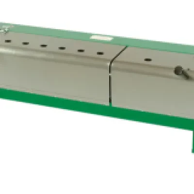 Easy to use preheat for 10 minutes, open lid and position PVC, close lid, rotate until pliable, open lid, remove PVC and form bend.     848 model has motorized rotation.     Heavy-...
