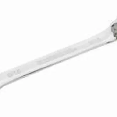 Combination Ratcheting Wrench, 9/16".  Compact reversible switch allows a 15° offset of the box end for clearance of obstacles.  5° ratcheting design for versatility and ease of us...