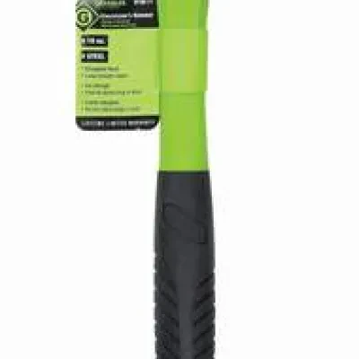 Elongated neck and narrow striking face for use in boxes and other confined areas.     Long straight claws designed for electrical fixture removal.     Lightweight, durable fibergl...