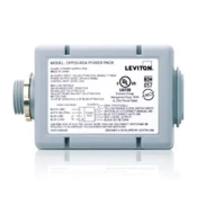 "20A Standard Power Pack for Occupancy Sensors features include Auto ON Latching Relay Line Voltage Input 120/208/220/230/240/277V 50/60Hz Low Voltage Input-24VDC 2mA Output-24VDC...