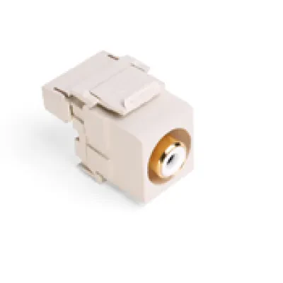 QuickPort RCA 110-Type, White Barrel, Light Almond