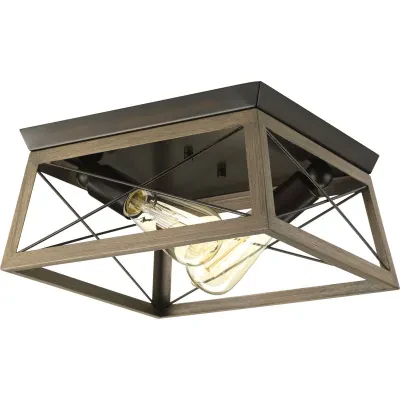 The Briarwood collection features a classic pattern commonly found on barn or farmhouse doors and gates. The simple geometric form features a faux-painted wood enclosure to frame v...