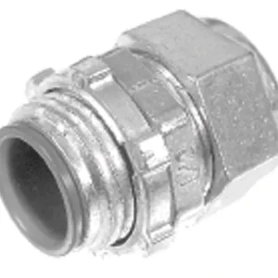 3 IN EMT CONNECTORS - COMPRESSION TYPE INSULATED THROAT - ZINC