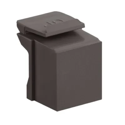 Blank QuickPort Insert, Brown-Pack of 10