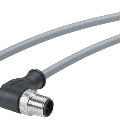 Power connecting cable M12-90/M12-90 for power supply of the ET200. pre-assembled cable with M12 connector and M12 socket. A-coded. 4 pin 10 m