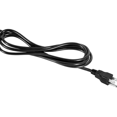 Knook Cord & Plug 6Ft Fixture To Outlet 105 Deg, Black