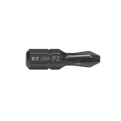 #2 Phillips Insert Power Driver, 1-Inch 5-Pack, Designed and constructed to withstand impact drills