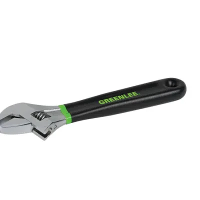 Wrench Adjustable Dipped Grip 8".  Heavy-duty construction to handle any size job.  Double-dipped vinyl handle for user comfort and slip resistance.  Precision-machined to tight to...