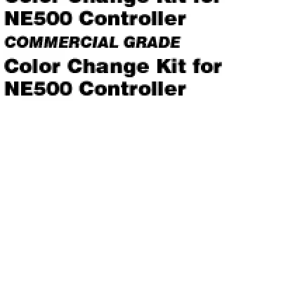 Color Change Kits for Dimensions Scene Controller with Customizable Labels - Black