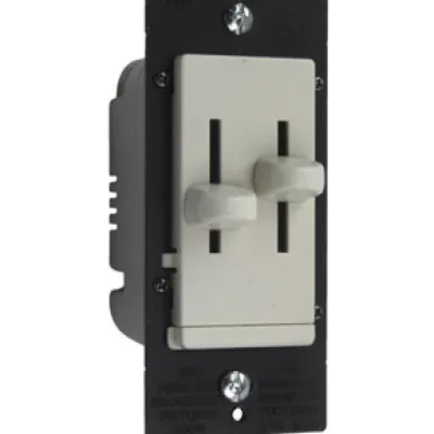 Variable Speed Fan Control with Dimmer, 300W Light Almond