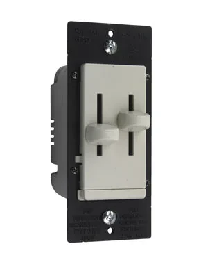 Variable Speed Fan Control with Dimmer, 300W Light Almond