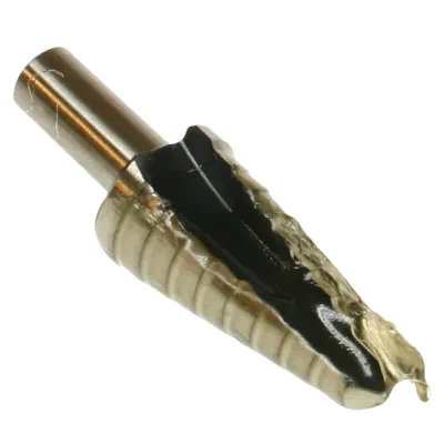 Multi Step Drill, 9 drill stages, 1/4 in. minimum drill diameter, 1/8 in. maximum sheet metal thickness, 3/4 in. maximum drill diameter, 1 per pack