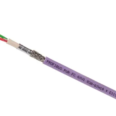 SIMATIC NET, PB FC FLEXIBLE CABLE GP, 2-WIRE, SHIELDED, SPEC. DESIGN FOR RAPID INSTALL. MAXIMAL LENGTH 1000 M MIN. ORDERING QUANTITY 20 M SOLD BY THE METER