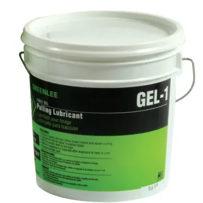 Cable-Gel™ Cable Pulling Lubricant One (1) Gallon.  Polymer-based, no silicon lubricant offers lower friction and easier pulling.  Compatible with all cable insulation types.  Clea...