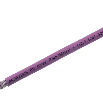 SIMATIC NET, PB FC TRAILING CABLE, PROFIBUS TRAILING CABLE MAX. ACCELERATION 4M/QS MIN. 3 MIO BENDING CYCLES MIN. BENDING RADIUS CA. 120 MM TWO-CORE SHIELDED, SOLD BY THE METER, MA...