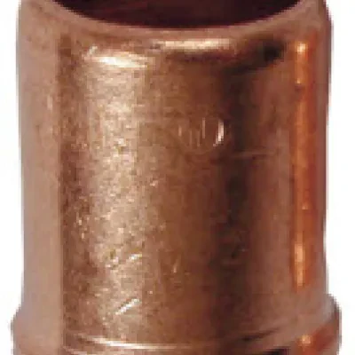 Crimp Sleeve, 18 to 8 AWG wire size, Solid Copper material