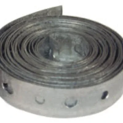 Plumbers Tape, 10 ft. length, 3/4 in. width, 26 GA thickness, Galvanized Steel material