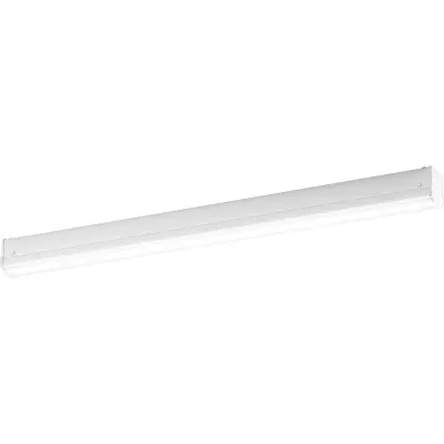 Integrated 2ft strip light. Great for utility rooms, garages and workrooms. Long lasting LED lights. 1508 lumens, 80 lumens per watt (delivered). 3000K ENERGY STAR.