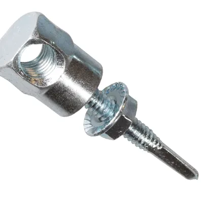 12-20 x 1-1/2 Horizontal Steel Rod Hanger 3/8-16" W Drill Point - Use RND62 Driver