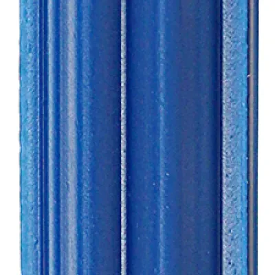 Straight Anchor, 1-1/2 in. length, 5/16 in. drill size, #12, #14 screw size, Plastic, Blue