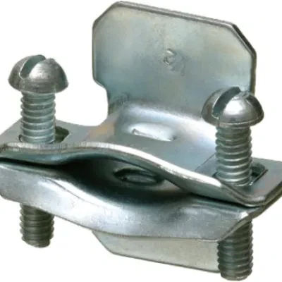 Non-metalic 2 Screw 11/2 Inch Plated Steel Clamp Cable Connector accepts 4/0 wire size