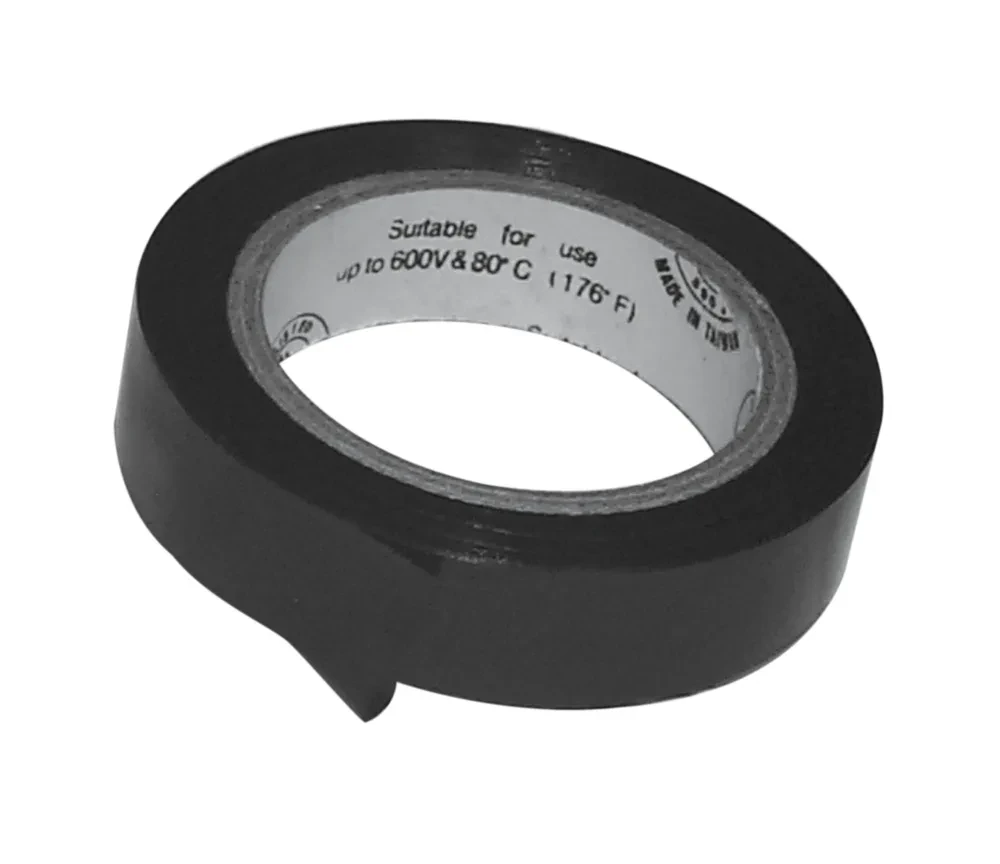 7 MIL Black Plastic Electrical Tape 3/4" x 60'