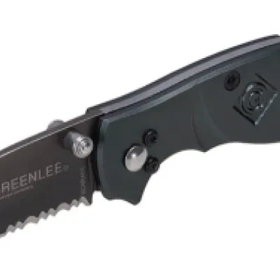Titanium coated stainless steel blade for premium durability and corrosion resistance.     40 PCT serrated edge for tough cutting jobs.     Aircraft-grade aluminum handle to endure...