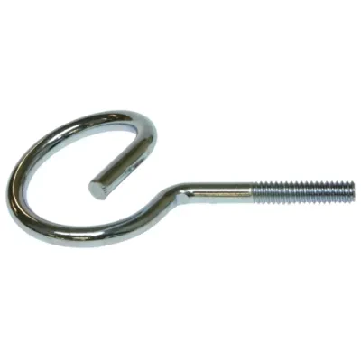 1-1/4" Bridle Ring Machine Screw Thread Steel Zinc 10 per pack