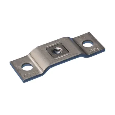 365 Steel Wall or Ceiling Plate, Plain, 3/8" Rod
