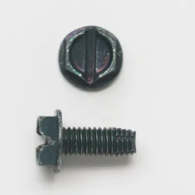 PECO FASTENERS 10-32 X 1/2 GREEN GROUNDING SCREW TYPE"F" 100 PER JAR