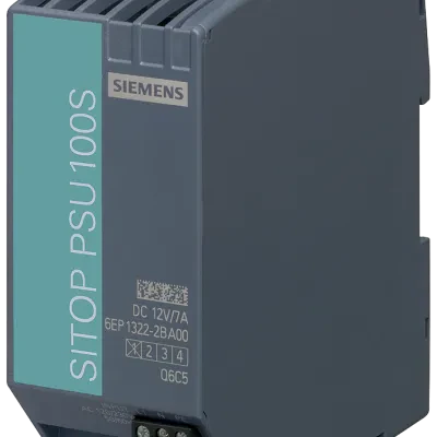 SITOP PSU100S 12 V/7 A STABILIZED POWER SUPPLY INPUT 120/230 V AC OUTPUT 12 V/7A DC