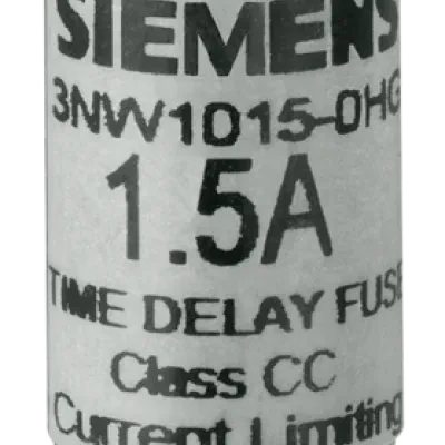 SENTRON, cylindrical fuse link, Class CC, 10 A, slow, Un AC 600 V