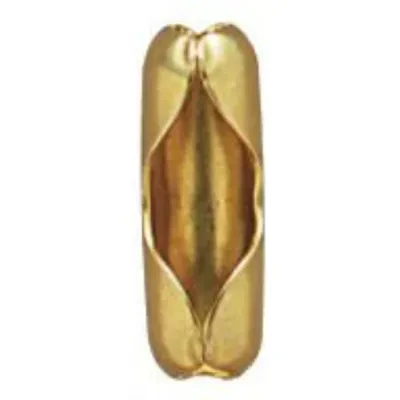 Beaded Chain Connector Brass Finish